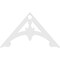 Ekena Millwork Pitch Sellek Architectural Grade PVC Gable Pediment, 48"W x 28"H x 1"P (14/12) GPP048X028X100SLK - alternate 4